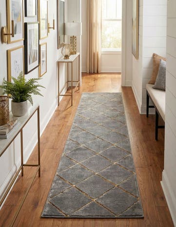 2' x 8' Vogue Geo Runner Rug