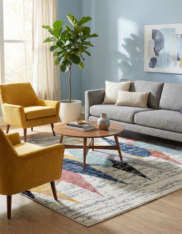 Ivory Tagine Square Rug