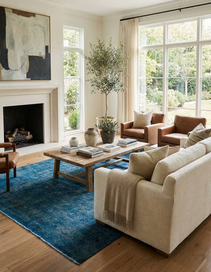 Detail image of  7' 10 x 11' 2  Hand Knotted Ultra Vintage Persian Wool Rug