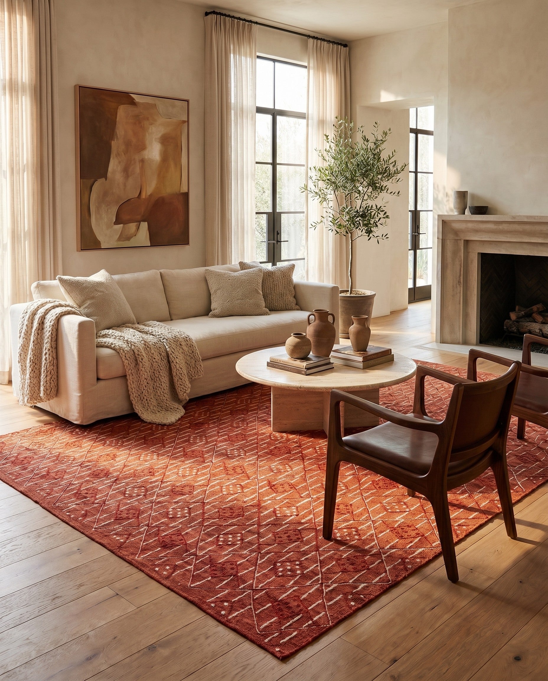 7' 10 x 10' 2 Hand Woven Kilim Modern Rug