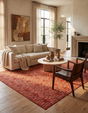 7' 10 x 10' 2 Hand Woven Kilim Modern Rug