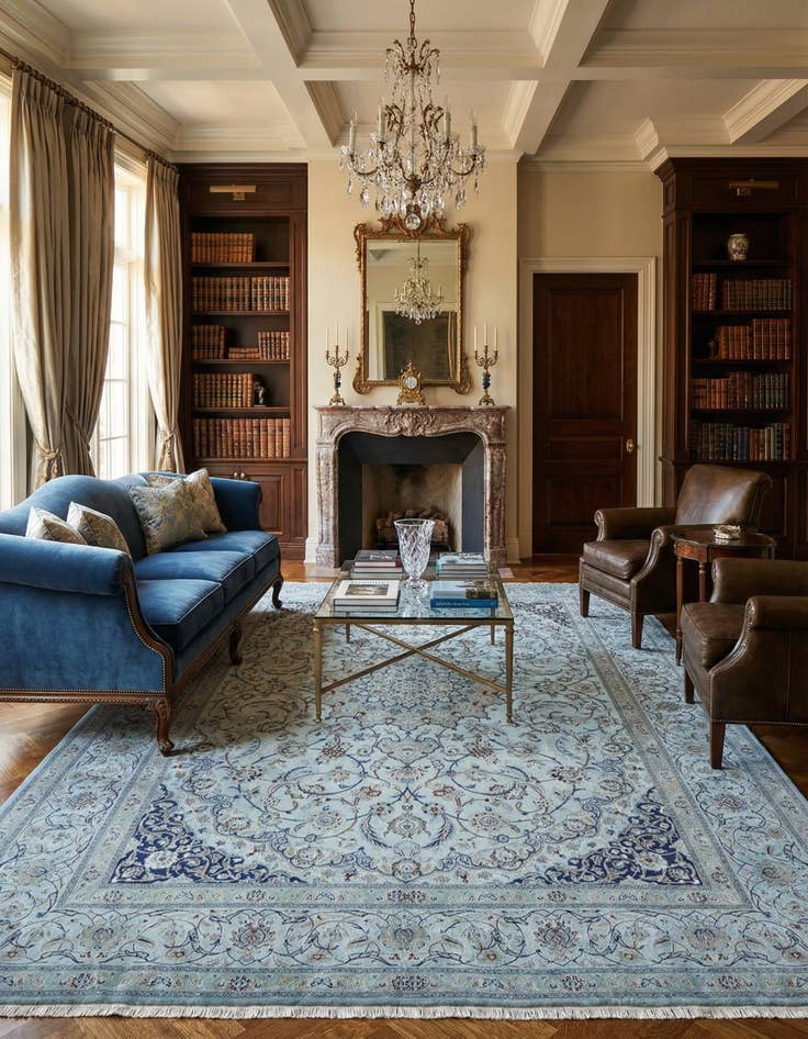 Detail image of 9' 5 x 12' 10 Nain Rug