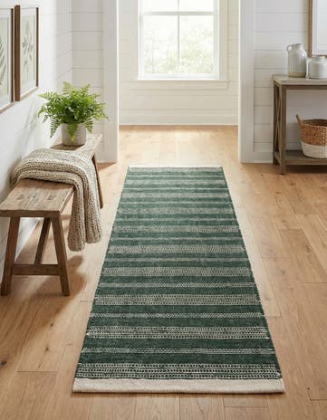 2' 7 x 12' Hand Woven Lariat Runner Rug