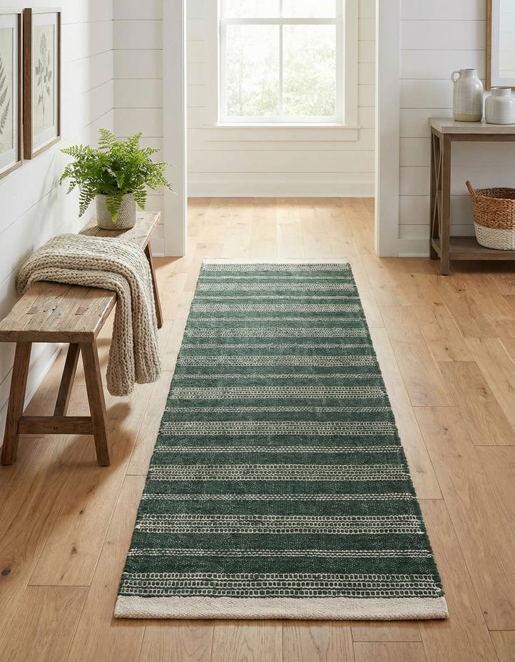 2' 7 x 12' Hand Woven Lariat Runner Rug