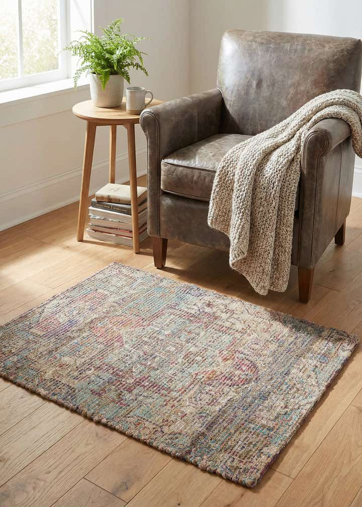 2' x 3' 1 Chenille Jute Rug