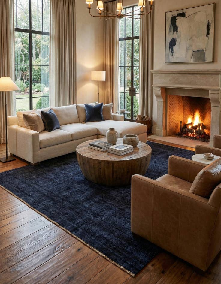 Detail image of 7' 10 x 10' 10  Hand Knotted Ultra Vintage Persian Wool Rug