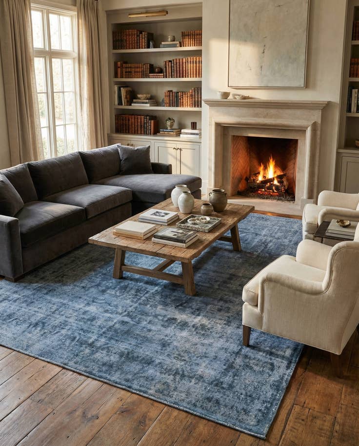 Detail image of 9' 8 x 13' 2 Hand Knotted Ultra Vintage Persian Wool Rug