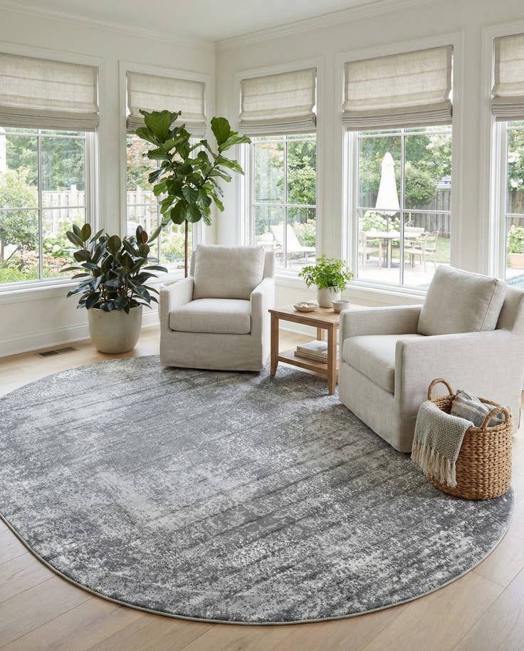 Detail image of 7' 10 x 10' Oregon Oval Rug