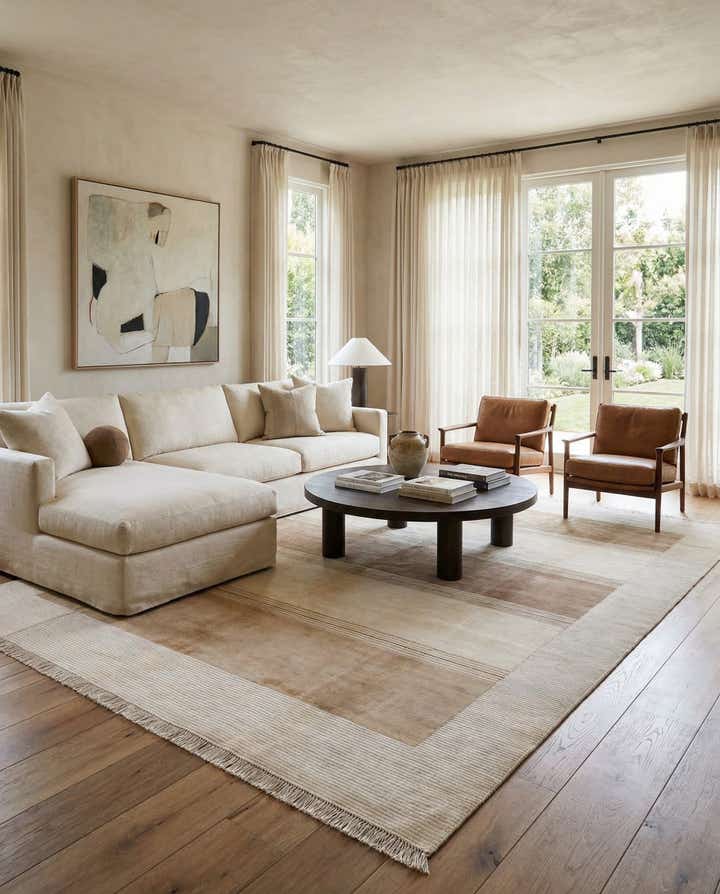 7' 9 x 9' 10 Hand Knotted Darya Wool Rug