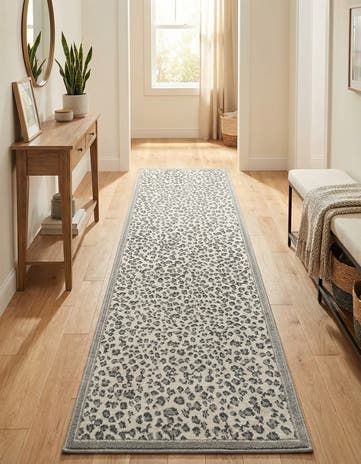 Gray Savannah Runner Rug
