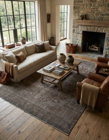 9' 8 x 12' 7 Hand Knotted Ultra Vintage Persian Wool Rug