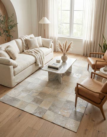 5' x 8' Cowhide Rug