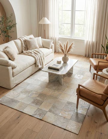 5' x 8' Cowhide Rug