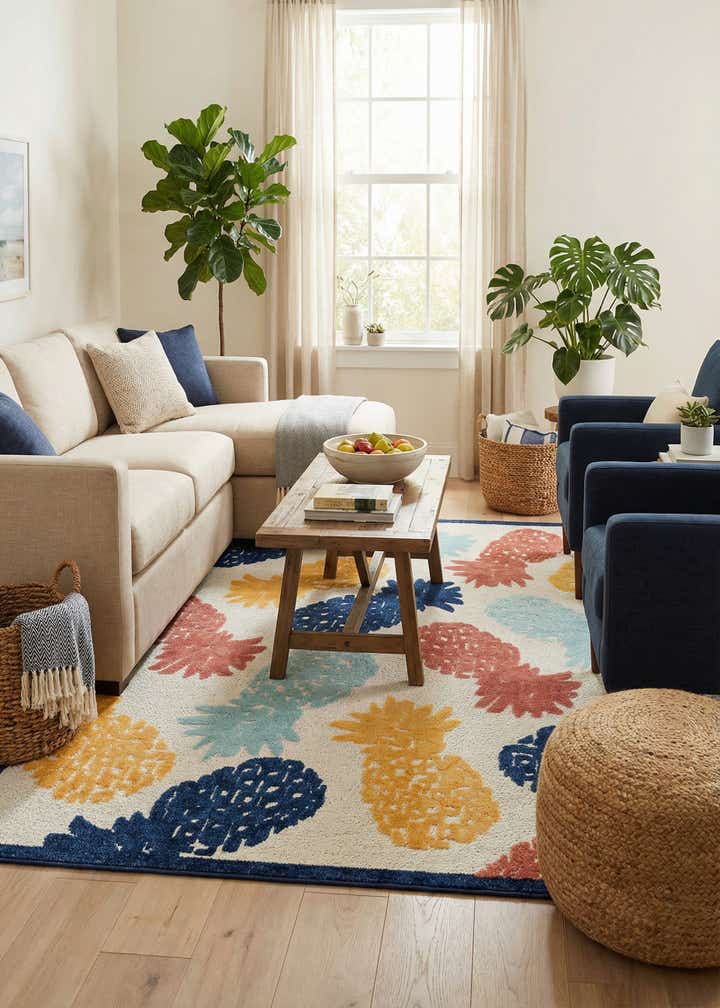 7' x 10' Easy-Clean Belize Indoor / Outdoor Rug