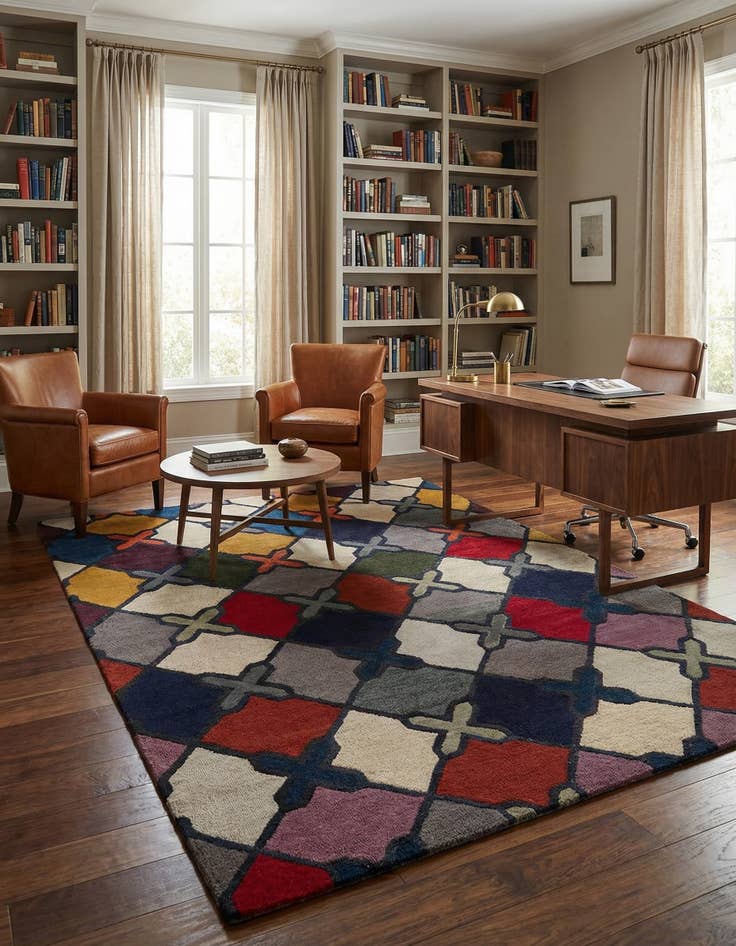 Detail image of 8' x 10' 1 Luna Wool Rug