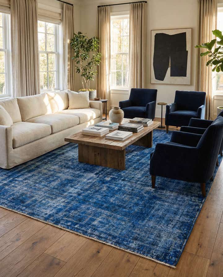 8' 6 x 11' 6 Hand Knotted Ultra Vintage Persian Wool Rug