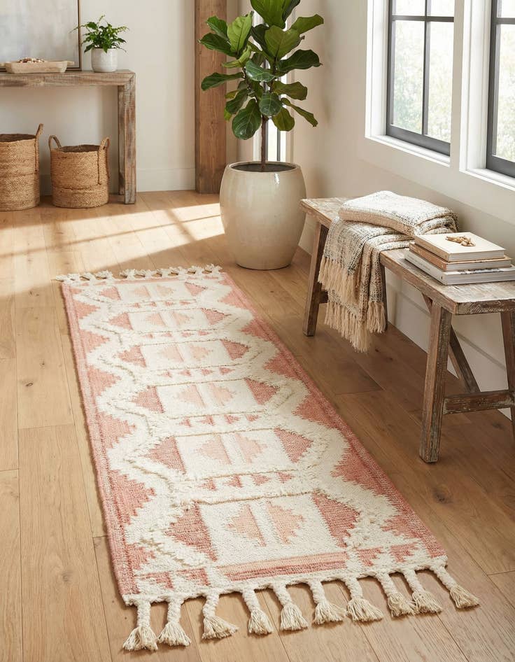 Detail image of 2' 2 x 8' 2  Hand Woven Arizona Wool Runner Rug