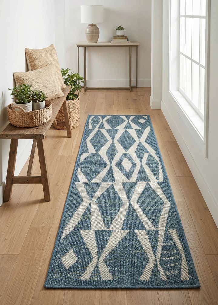 2' x 5' 1 Easy-Clean Baja Indoor / Outdoor Runner Rug