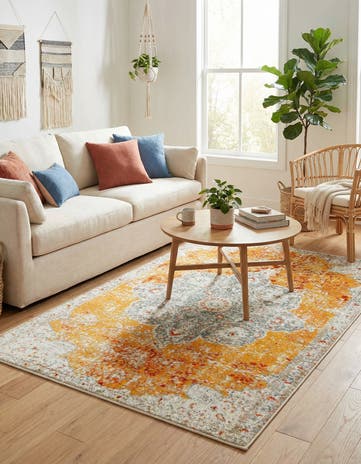Orange Veneto Rug