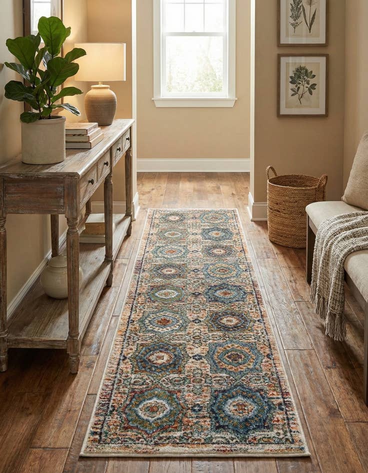 Detail image of 2' x 8' Isabella Runner Rug