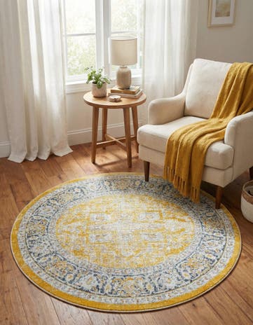 4' x 4' Havana Round Rug
