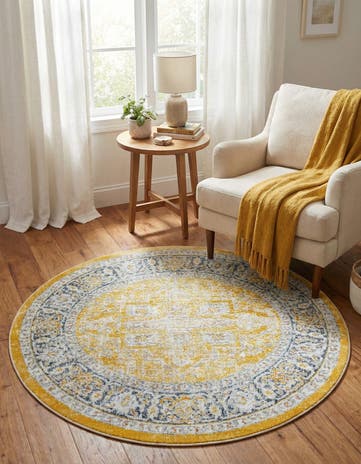 4' x 4' Havana Round Rug