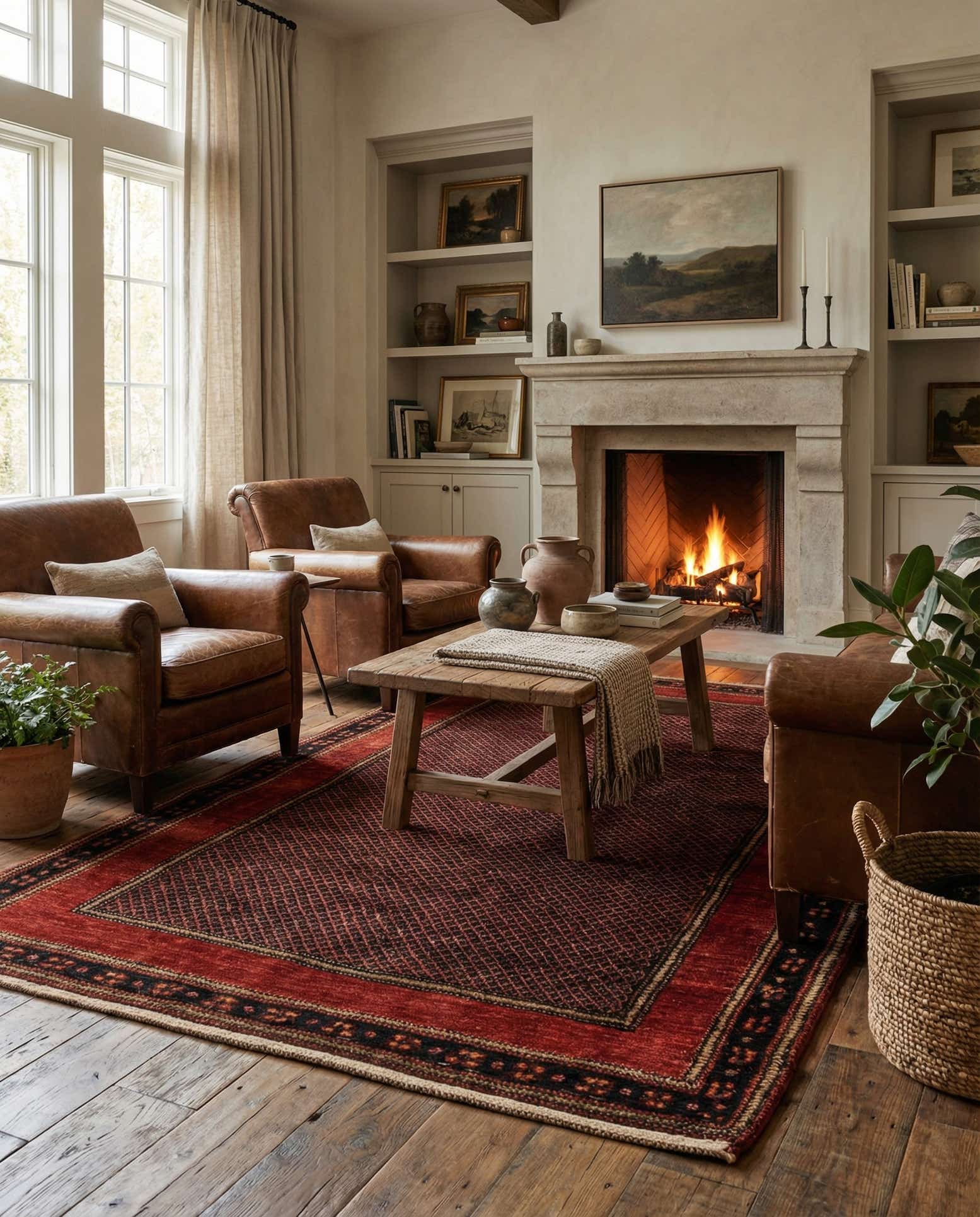 4' x 6' 4 Gabbeh Rug
