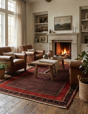 4' x 6' 4 Gabbeh Rug