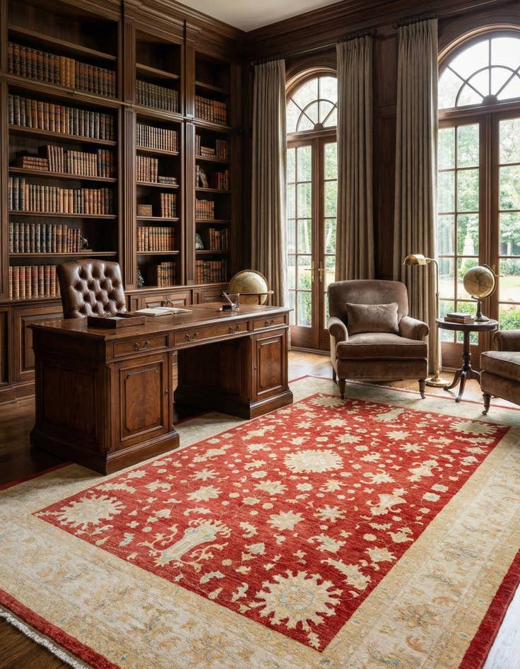 Detail image of  8' 4 x 11' 4 Kaizar Wool Rug