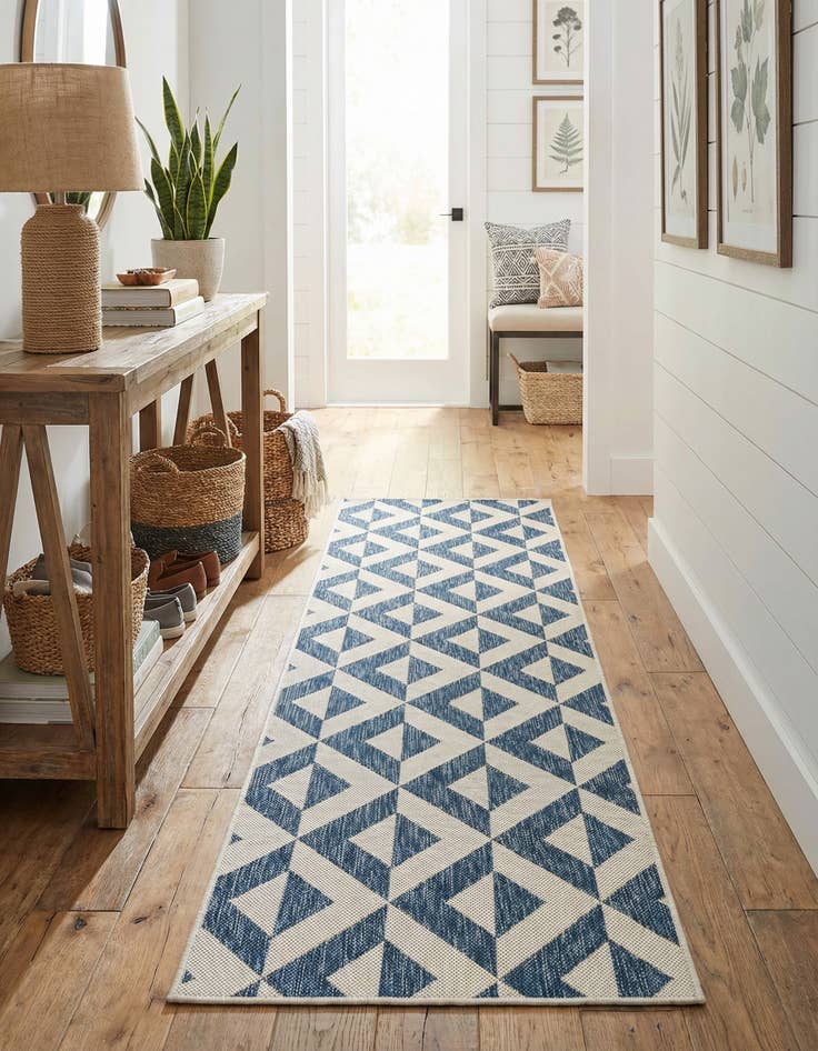 Detail image of  2' x 8'  Washable Jill Zarin Napa Indoor / Outdoor Runner Rug