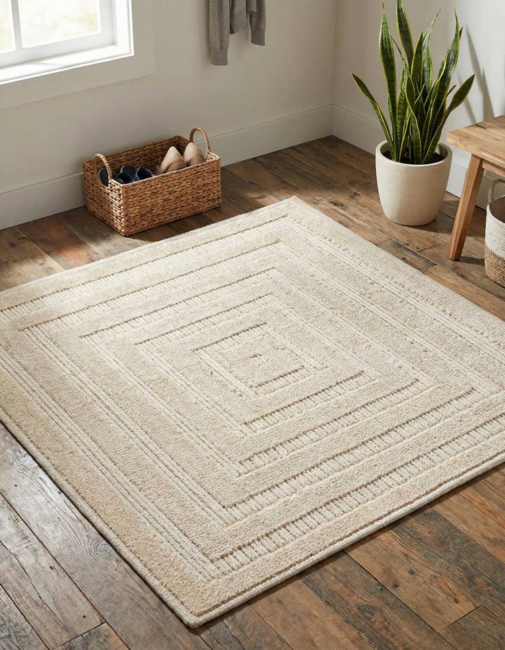 Detail image of 1' 8 x 1' 8  Washable Sabrina Soto Prescott Indoor / Outdoor Sample Rug