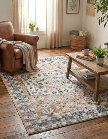 Beige Oxford Rug