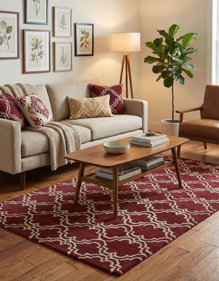 Detail image of 5' 1 x 7' 11 Luna Rug