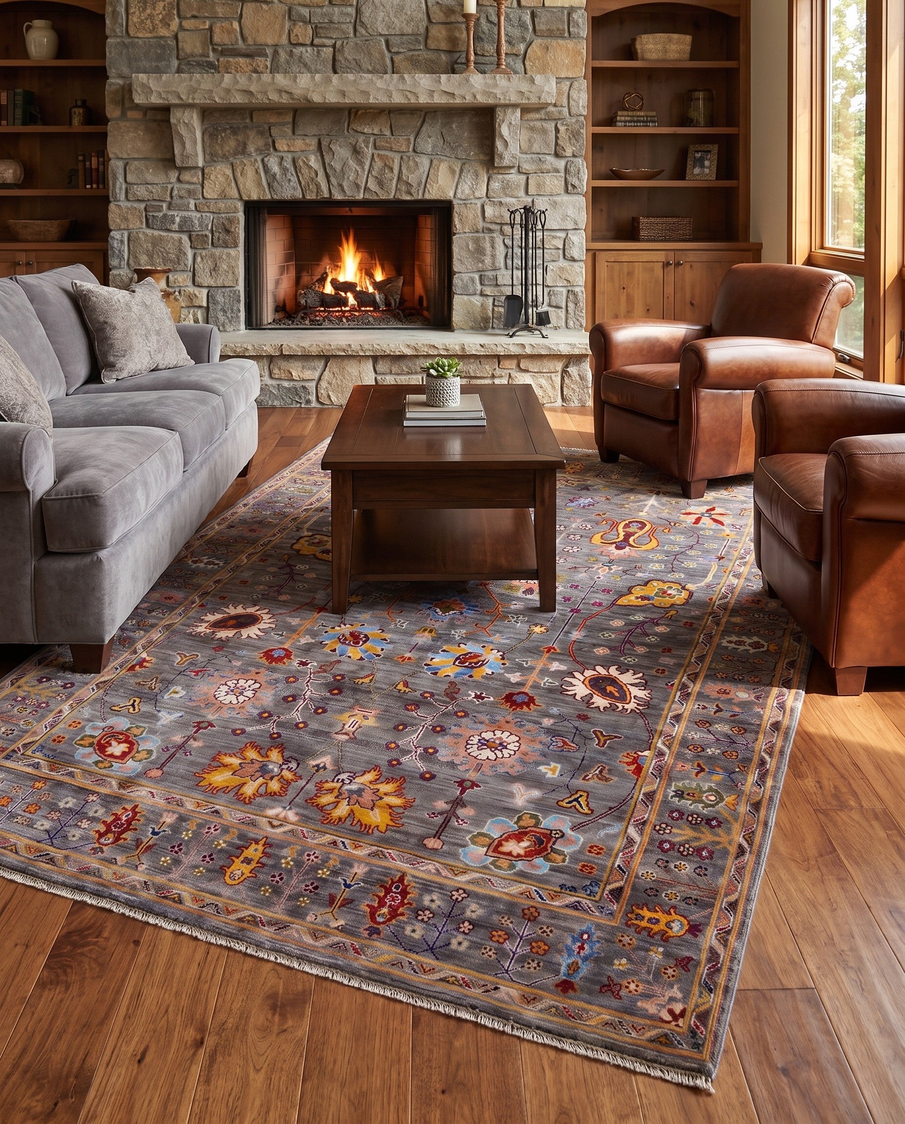 5' x 6' 8 Hand Knotted Ariana Ziegler Rug