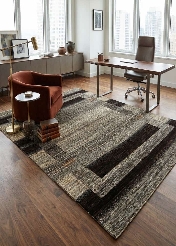 7' 1 x 9' 7 Hand Knotted Kashkuli Rug