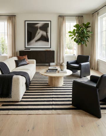 6' 9 x 9' 10 Hand Woven Kilim Modern Wool Rug