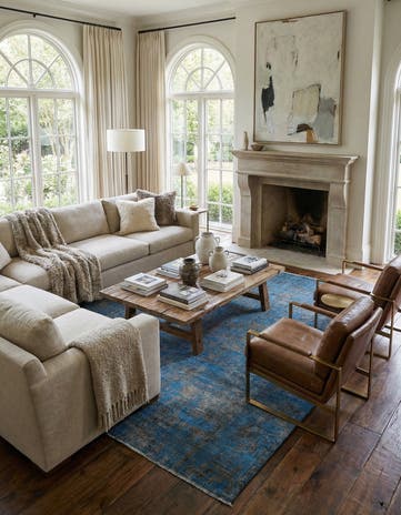 9' x 11' 6 Hand Knotted Ultra Vintage Persian Wool Rug