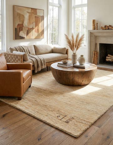4' 11 x 6' 7 Hand Knotted Kashkuli Gabbeh Persian Wool Rug
