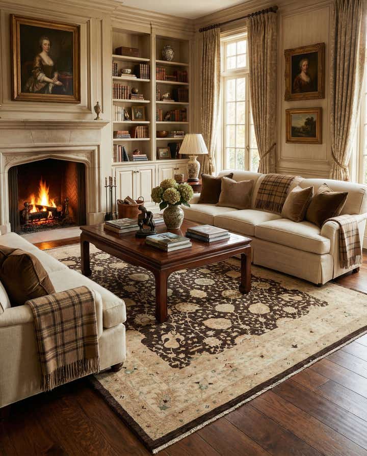 7' 11 x 9' 9 Ziegler Wool Rug