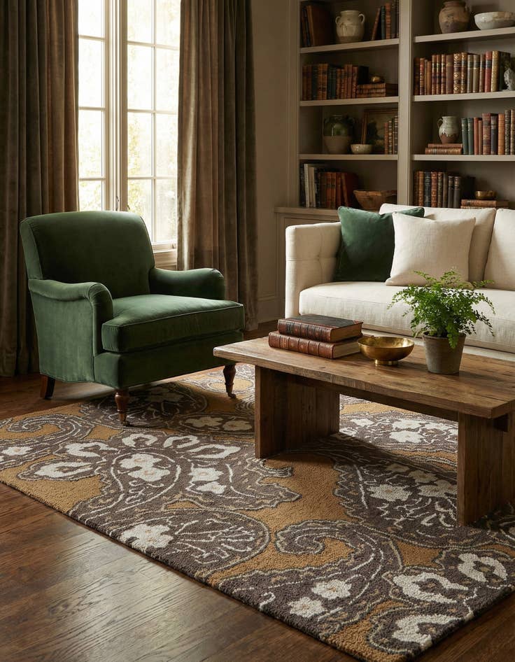 Detail image of 5' x 7' Agra Rug