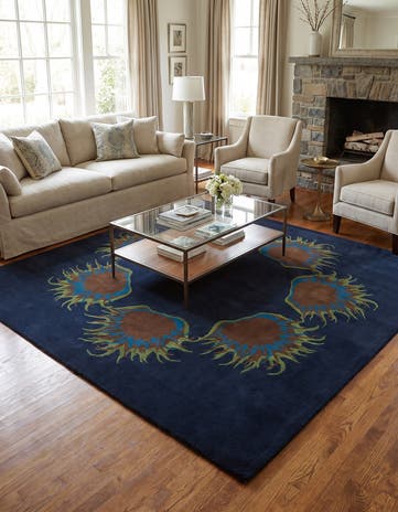 7' 7 x 7' 7 Agra Square Rug