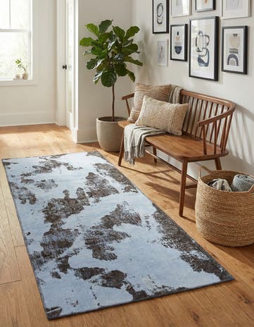 4' x 8' 8 Hand Knotted Ultra Vintage Persian Wool Runner Rug