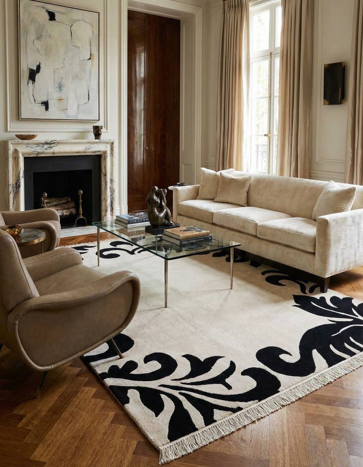 Detail image of 5' 7 x 7' 10  Hand Knotted Darya Wool Rug