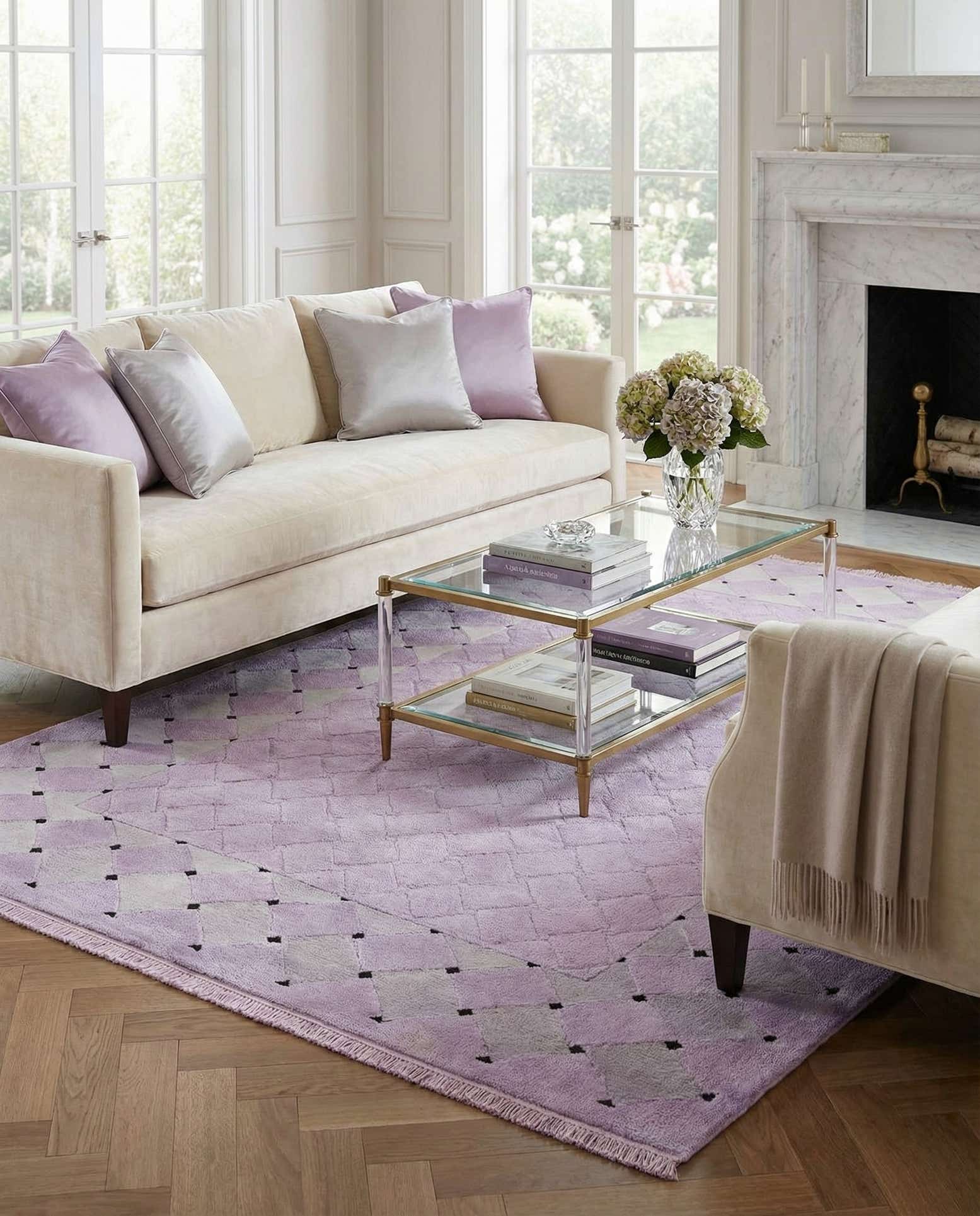 5' 6 x 7' 9 Hand Knotted Darya Wool Rug