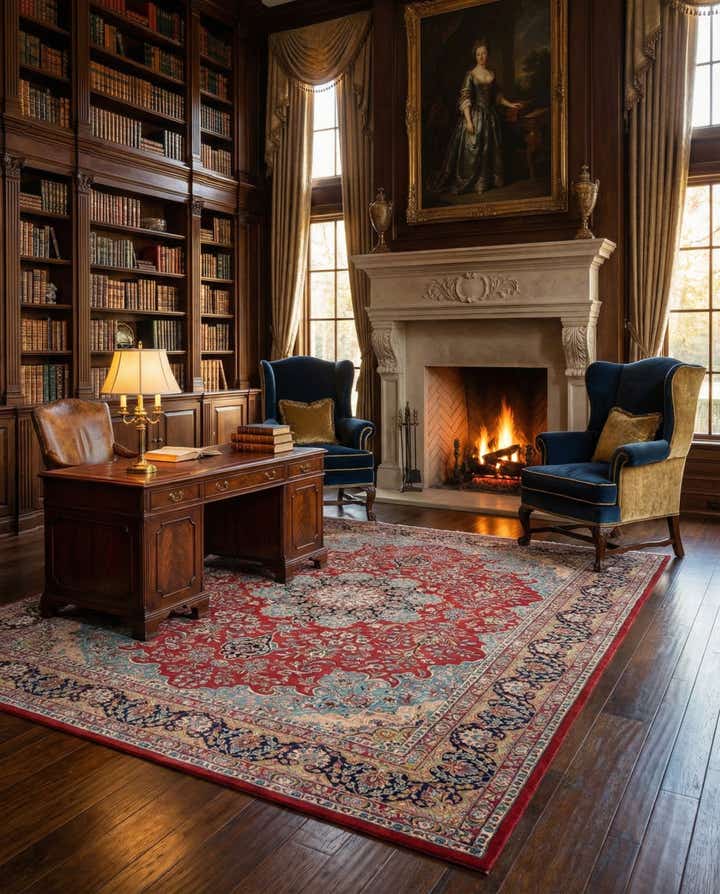 9' 7 x 13' 1 Kerman Rug