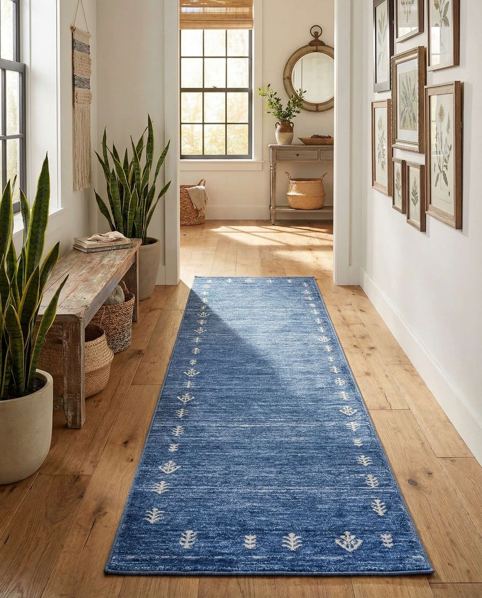 2' 7 x 10' Gabbeh Runner Rug