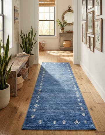 2' 7 x 10' Gabbeh Runner Rug