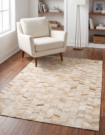 4' x 5' 11 Cowhide Stocks Rug