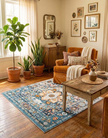 5' 3 x 5' 3 Madeline Vintage Square Rug