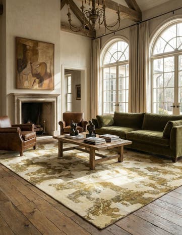 8' x 10' 3 Hand Knotted Ultra Vintage Persian Wool Rug